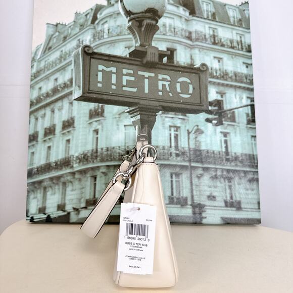 Coach CR099 Teri Shoulder Bag IN Chalk - Picture 4 of 9